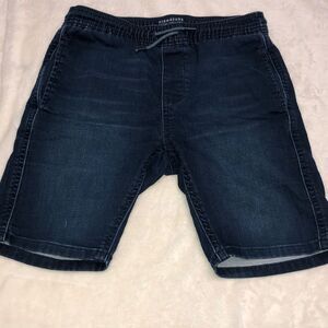 Boys Size Large Denim Elasic Band Shorts
